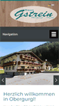 Mobile Screenshot of gstrein-obergurgl.at